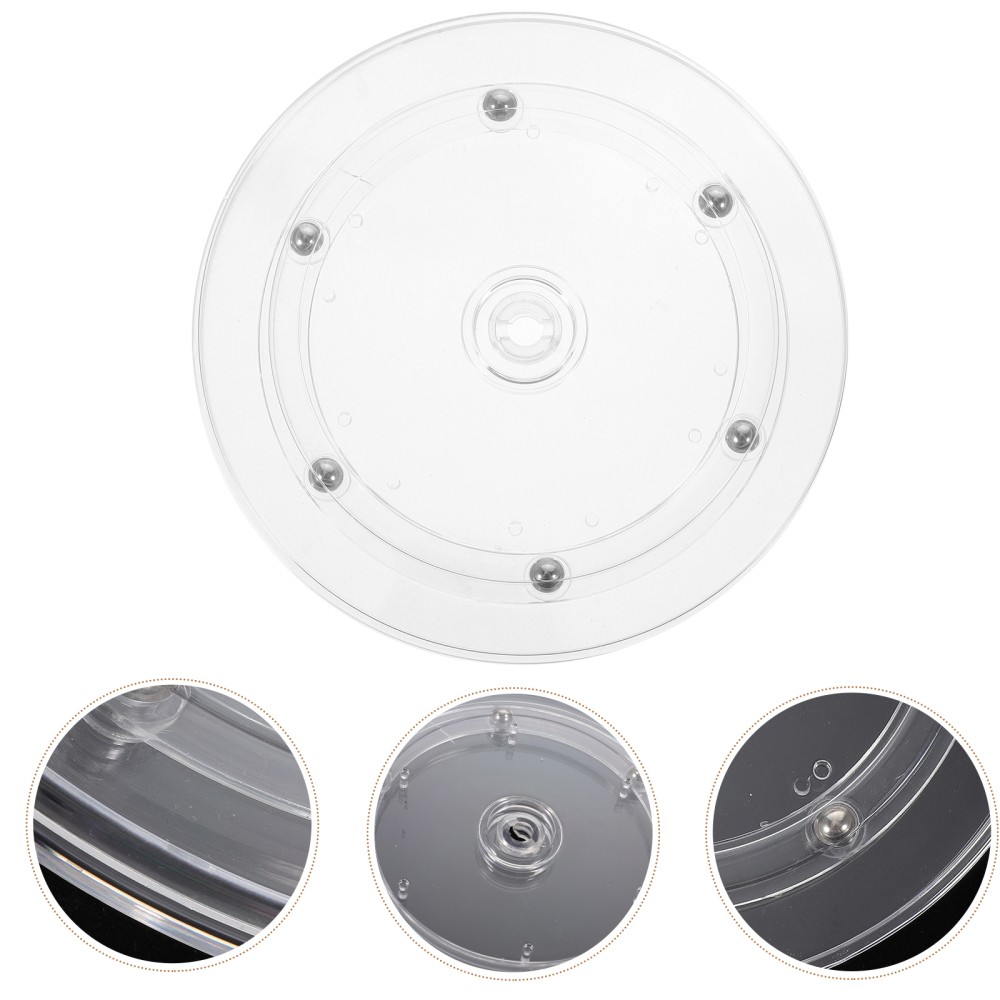 6-Inch Rotating Plastic Display Stand Turntable Base