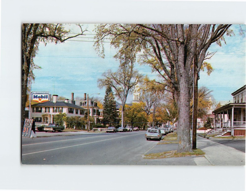 Postcard Main Street Rochester New Hampshire USA