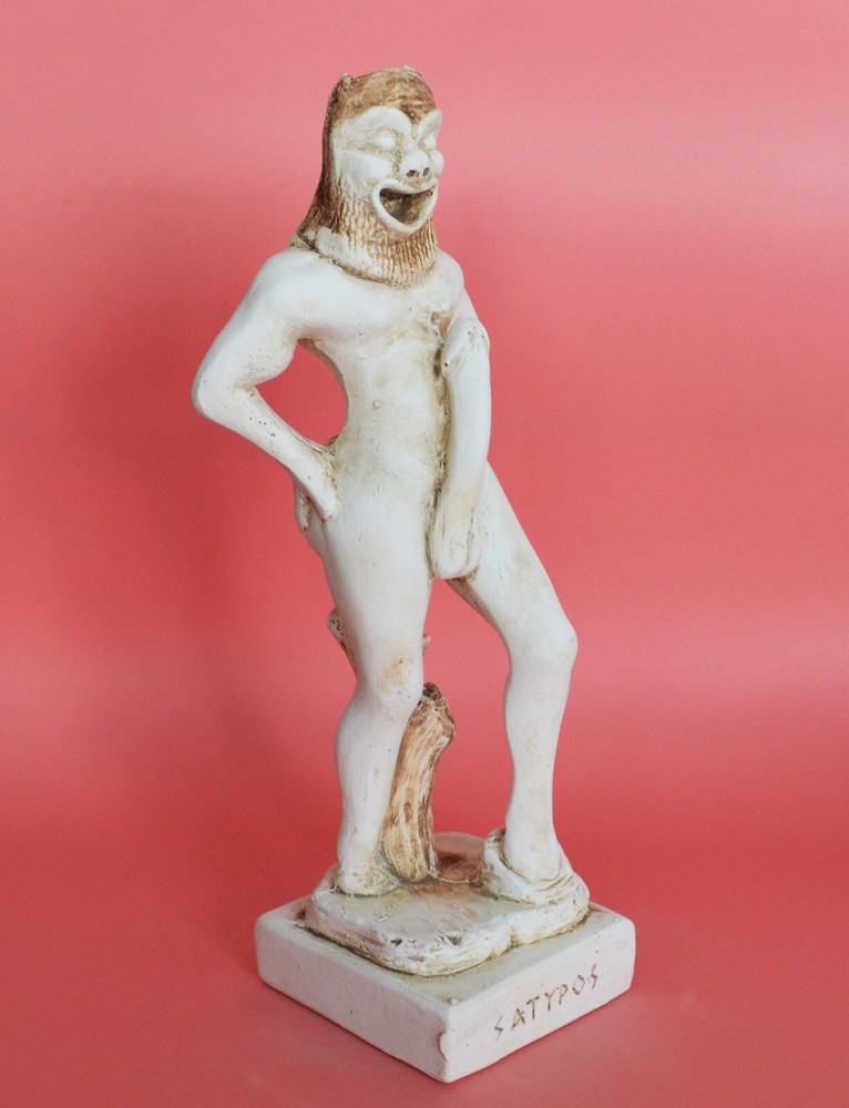 Statue of Satyr - Mythical Creature - Greek Mythology - Dionysus God of Wine