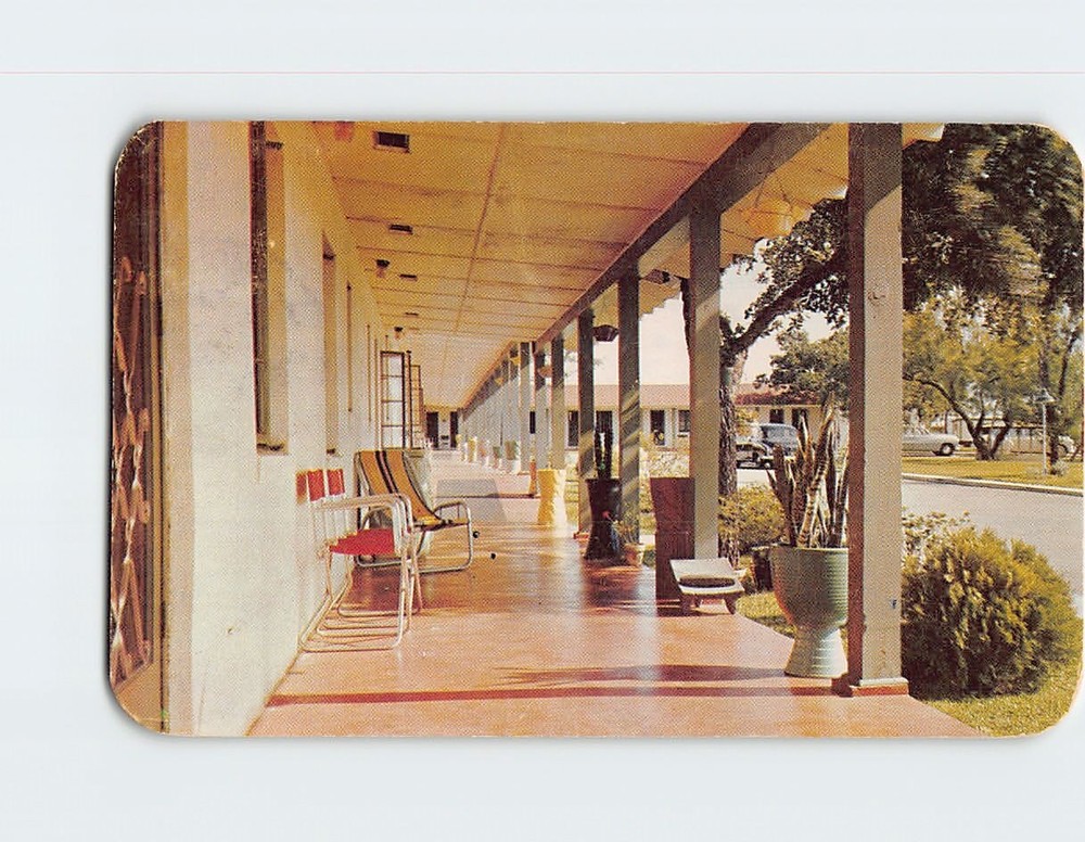 Postcard Skyline Motel San Antonio Texas USA