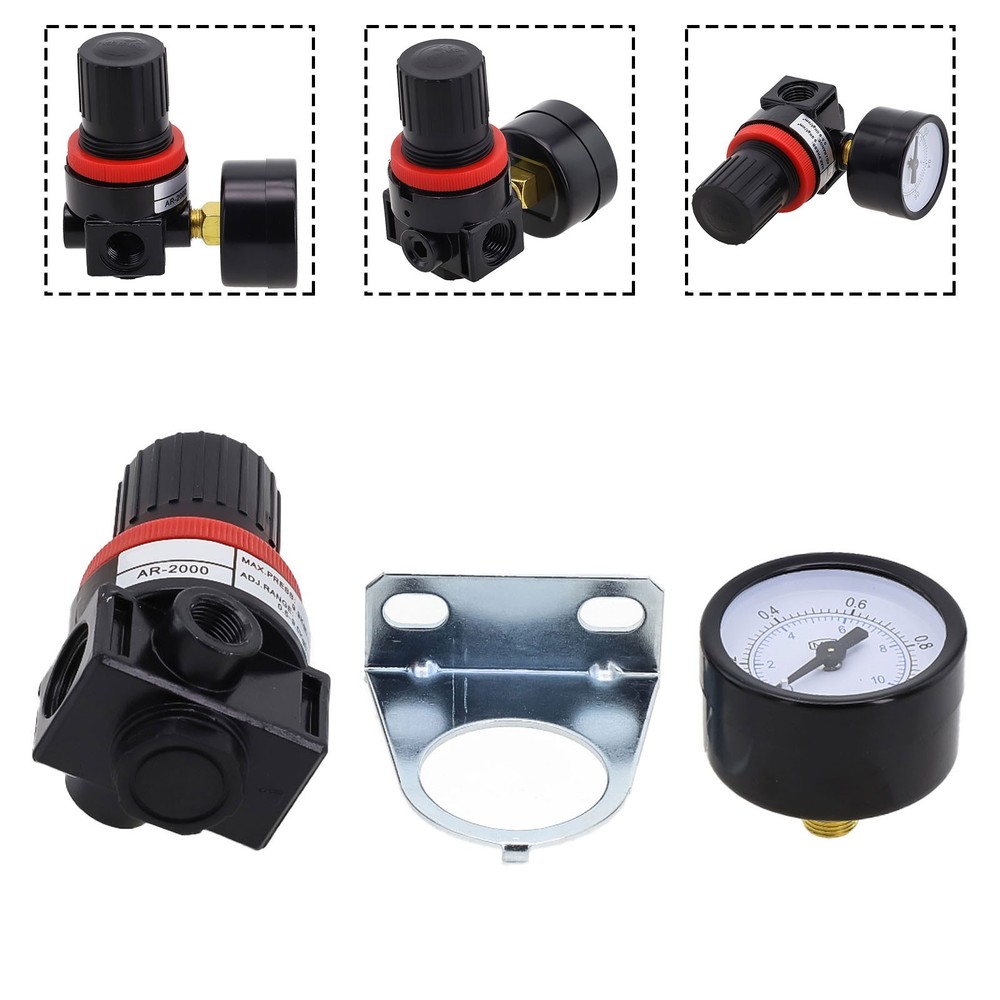 Efficient 4 Port Air Compressor Regulator 1/4 NPT Guaranteed Satisfaction