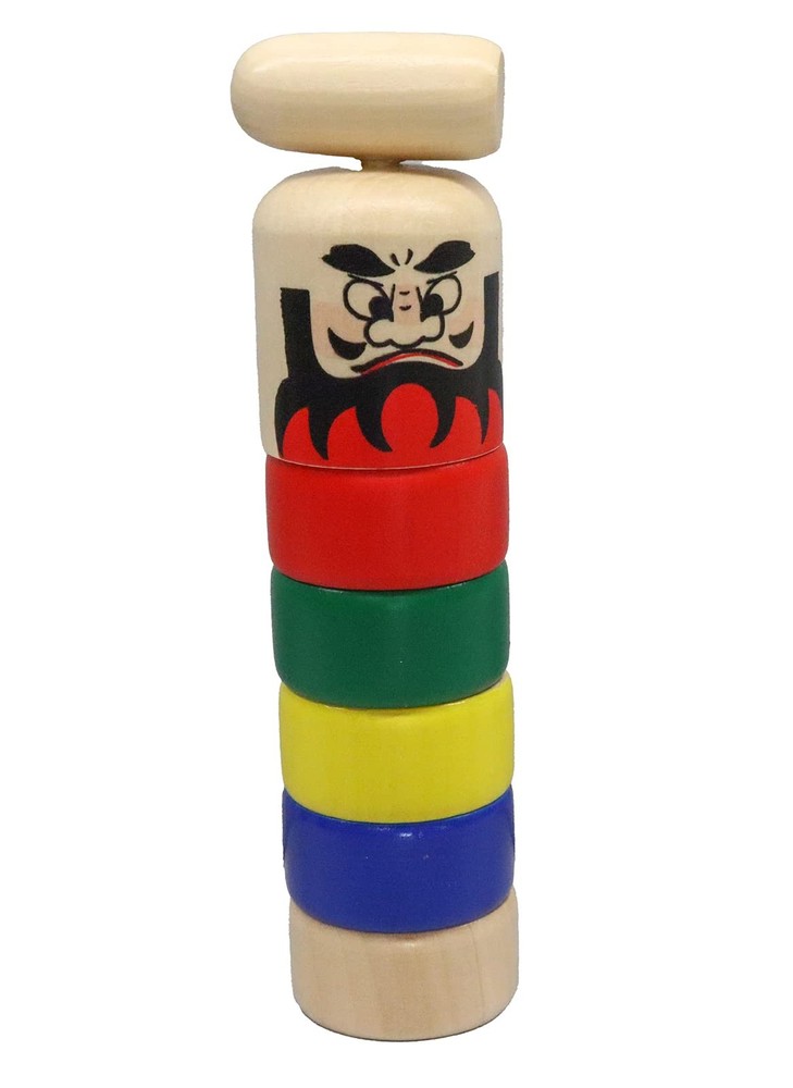 Castle Enterprise Wooden Daruma Otoshi Drop Game Large Made in Japan