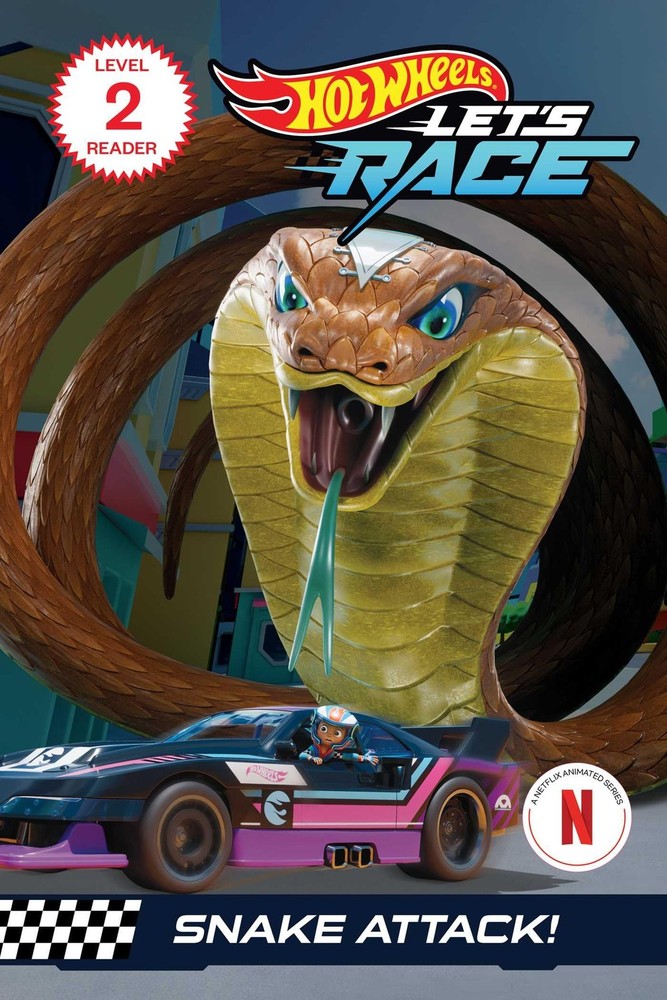 Hot Wheels Let's Race: Snake Attack! (Mattel Reader, Level 2)