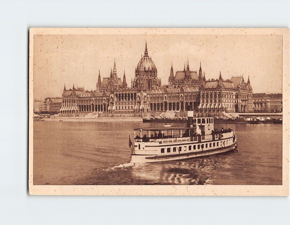 Postcard Hungarian Parliament Building Budapest Hungary