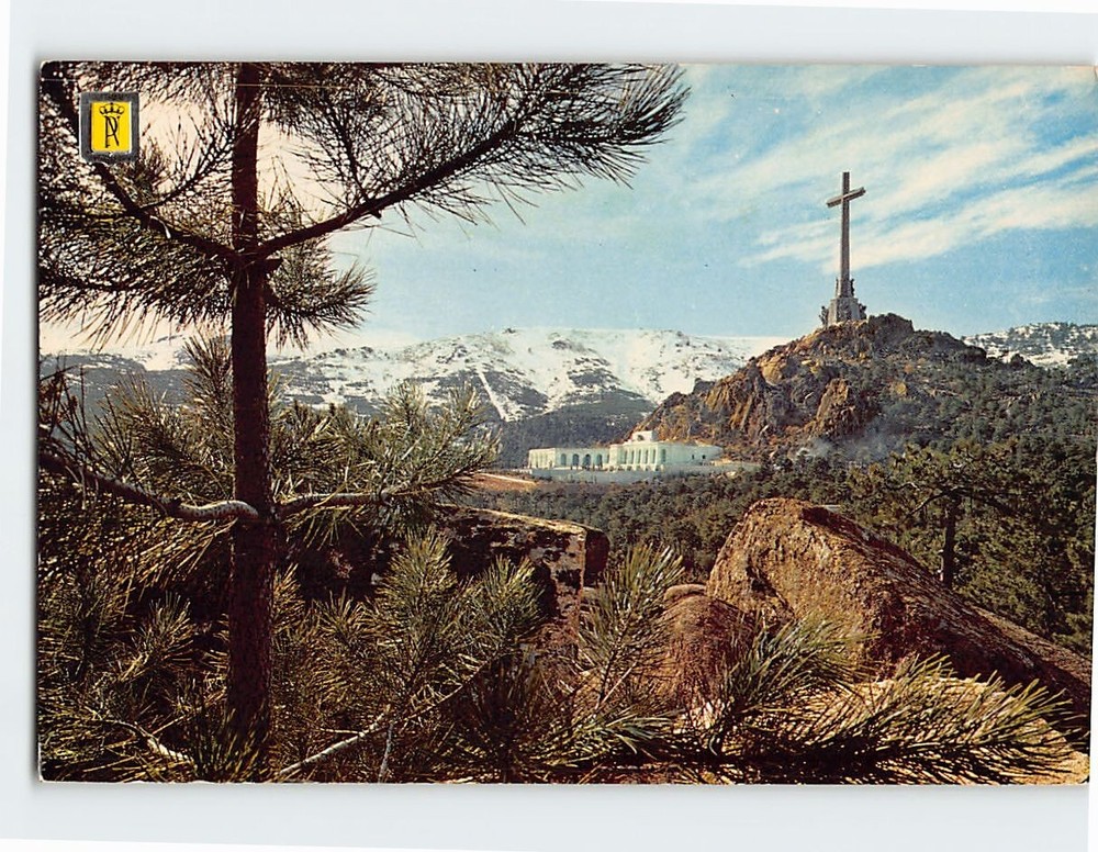 Postcard Panoramic View Santa Cruz Del Valle De Los Caidos Spain