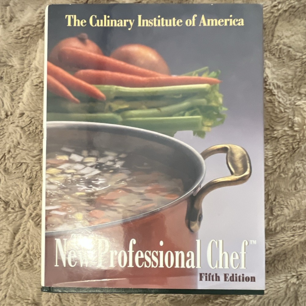 The New Professional Chef Culinary Institute Hardcover Illustrated Cooking Book