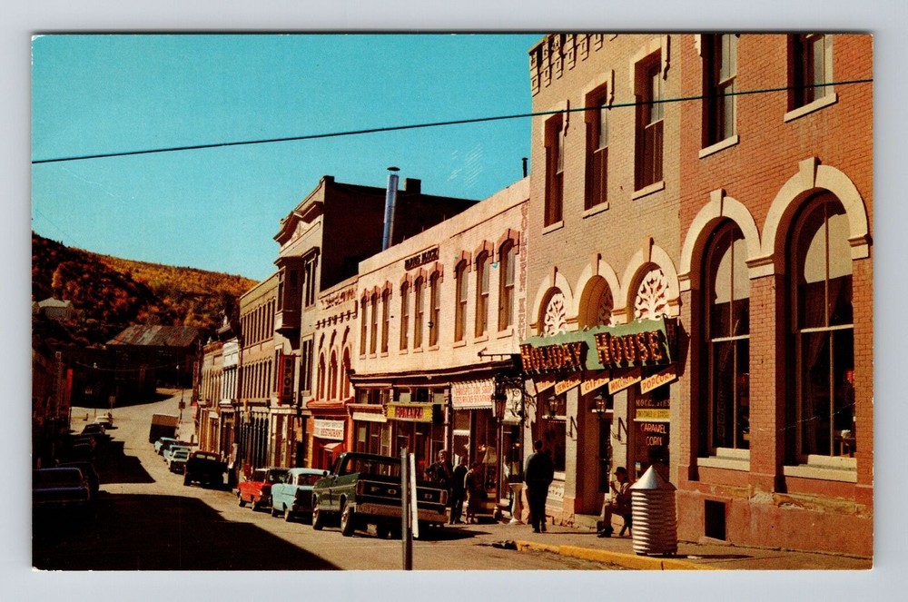 Central City CO-Colorado, Scenic Main Street View, Vintage Postcard