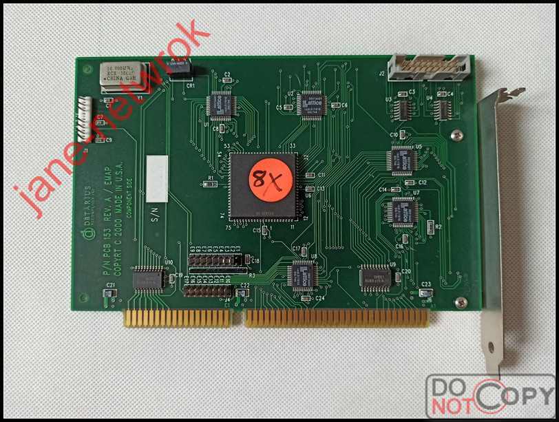 100% test PCB 153 REV.A/EMAP COPYRT C 2000 DATARIUS via DHL/Fedex fast shipping