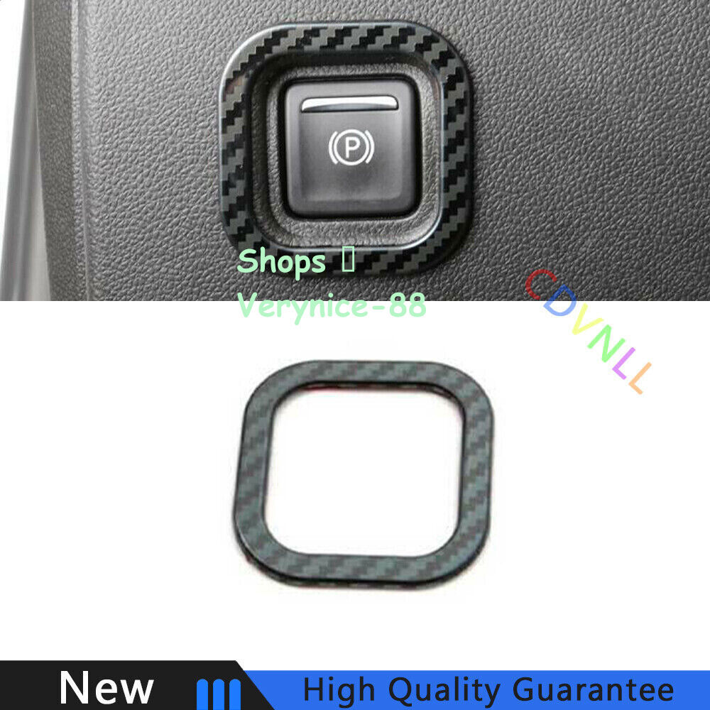 For Chevrolet Blazer 19-21 Steel Carbon Fiber Console Electronic Handbrake Trim