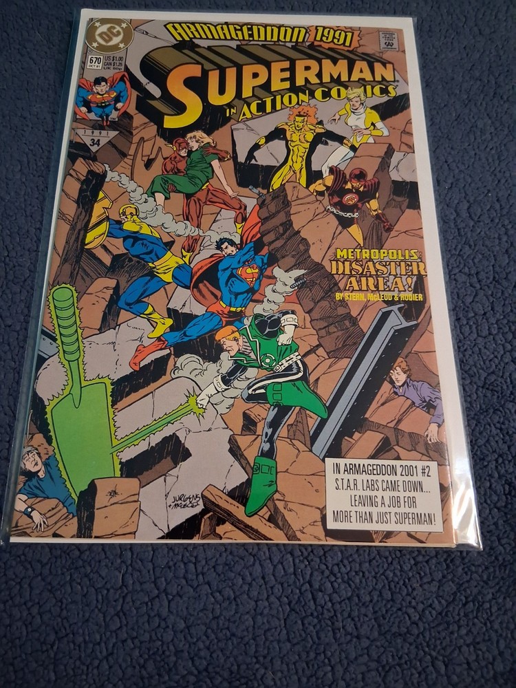 Action Comics #670 DC Comics Superman 1991 Roger Stern