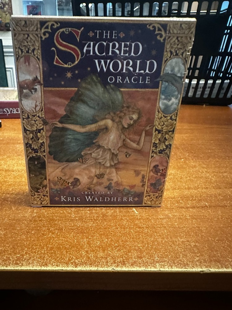 Sacred World Oracle by Us Games Systems (2013, Cards,Flash Cards) book new