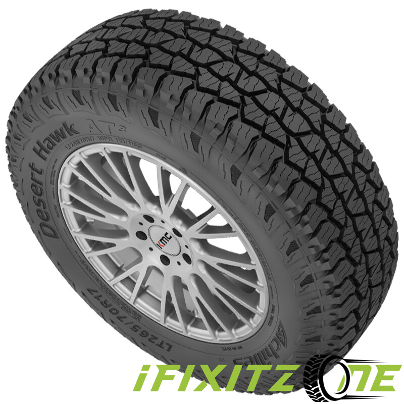 1 Achilles Desert Hawk AT3 225/75R16 115S Tires, Load Range E, 500AA All Terrain-image