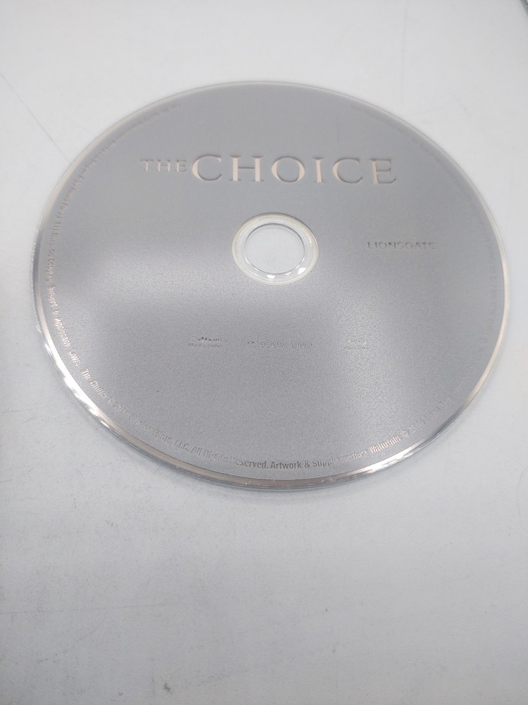 Lionsgate The Choice Blu-ray Widescreen 2016 PG-13 Disc Only