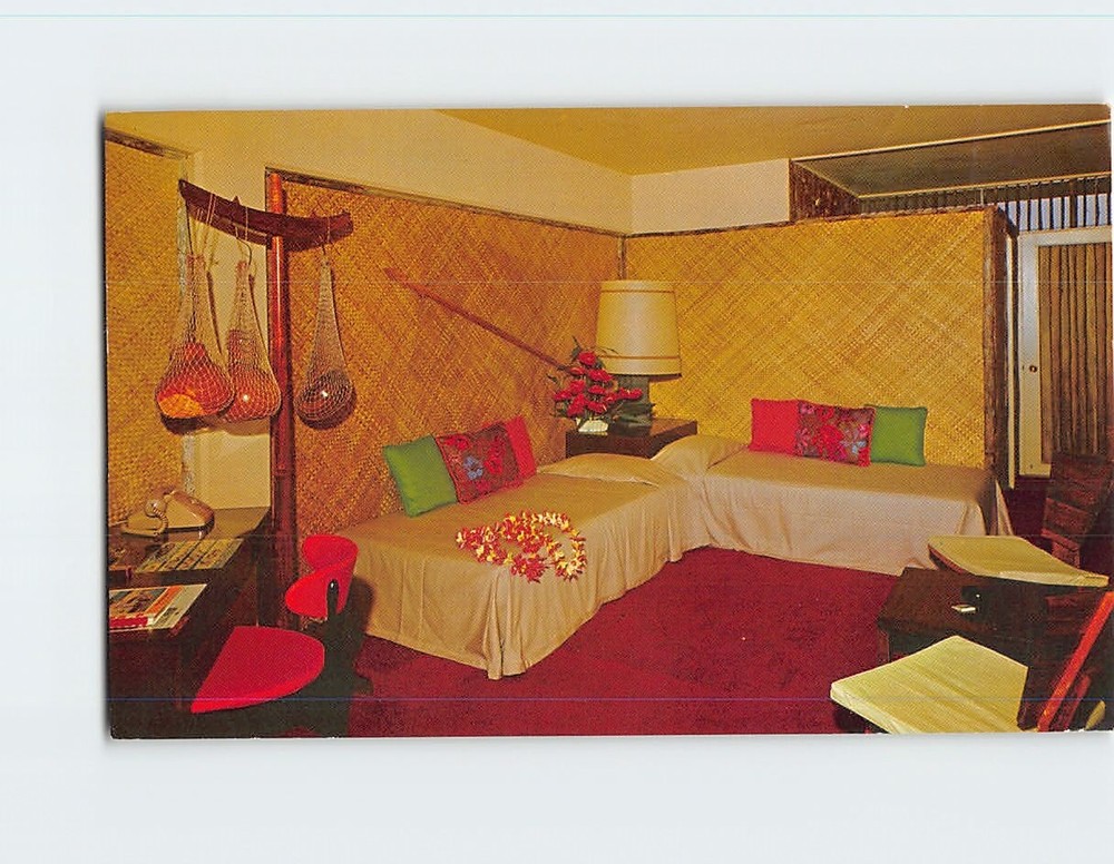 Postcard Room At Hotel King Kamehameha On Kona Coast Of Hawaii