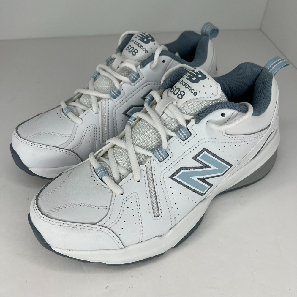 New Balance Womens WX608WB5 White Durable Relaxed Fit Size 9D Training Shoes