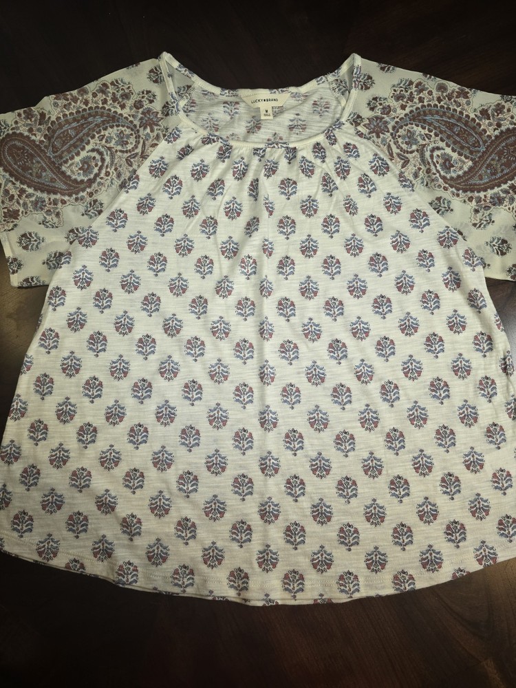 Lucky Brand Womans Medium Blouse
