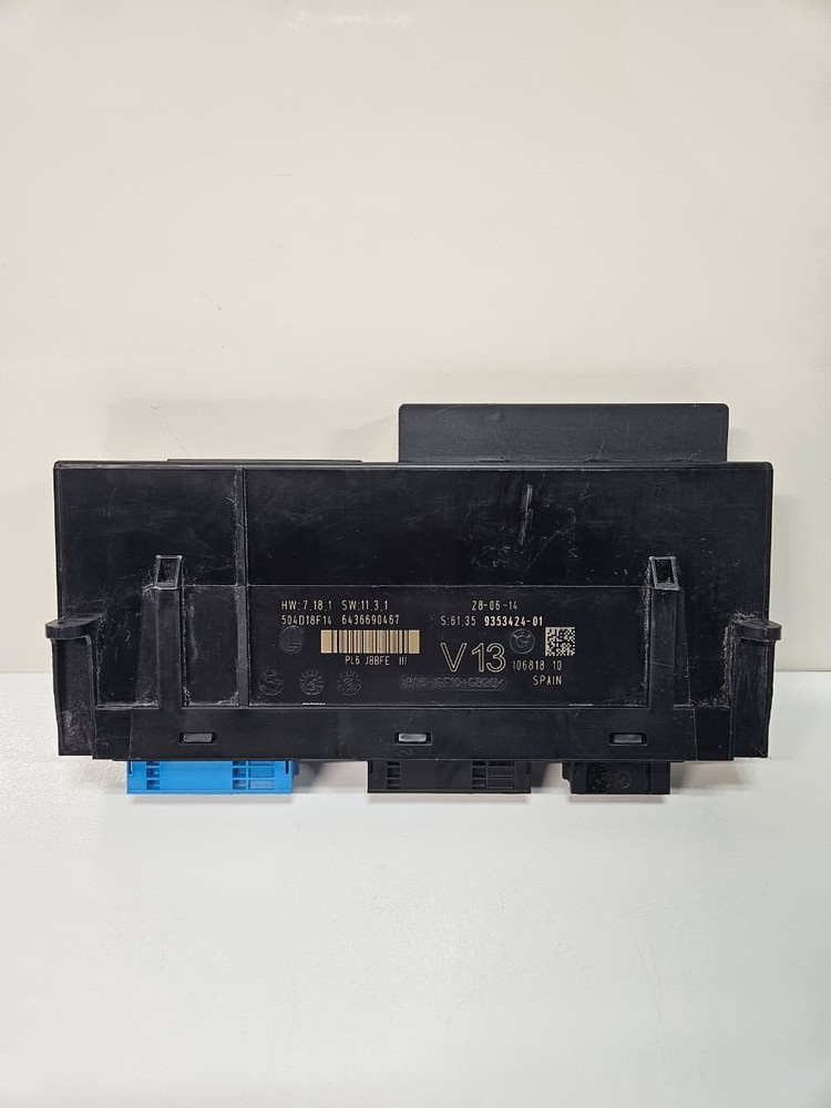 12-16 BMW F06 640i 650i RWD 4.4L N63TU Body Control Module BCM 61.35 9353424 OEM