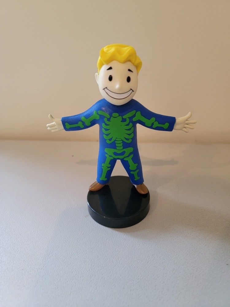 Glow In The Dark Admantium Skeleton Vault Boy Fallout Pip Boy