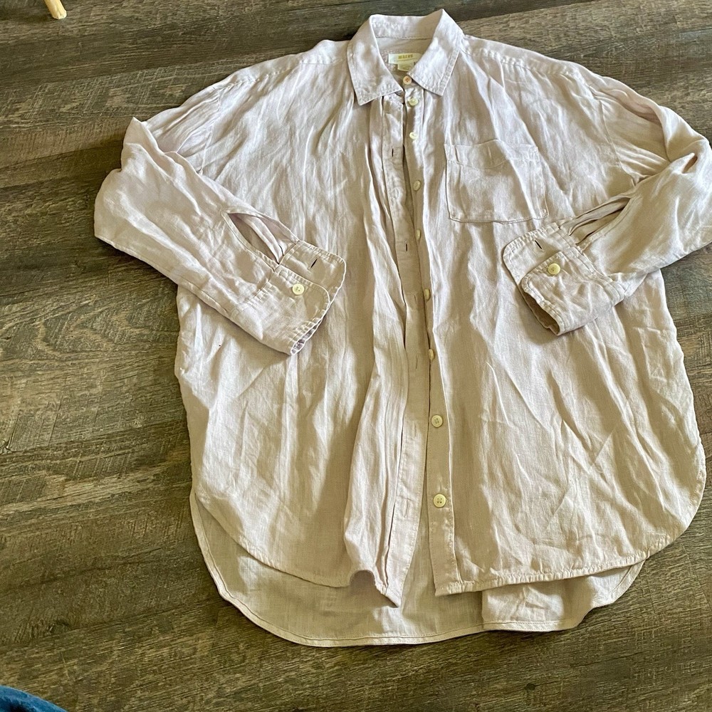 Maeve Anthropologie The Bennet Buttondown Shirt: 100% Linen Edition