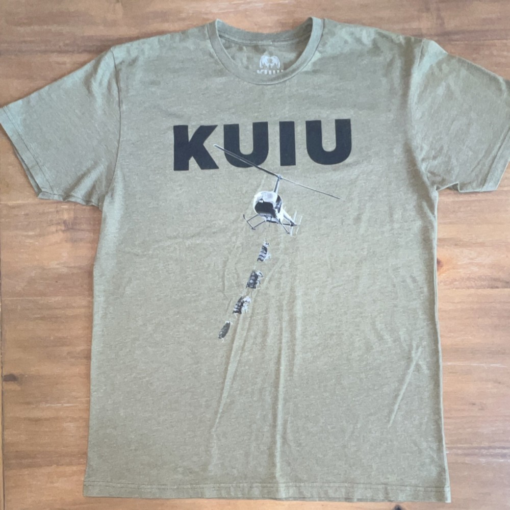 KUIU Conservation Direct KCD1 Men's L Olive Short Sleeve Graphic Logo T-Shirt