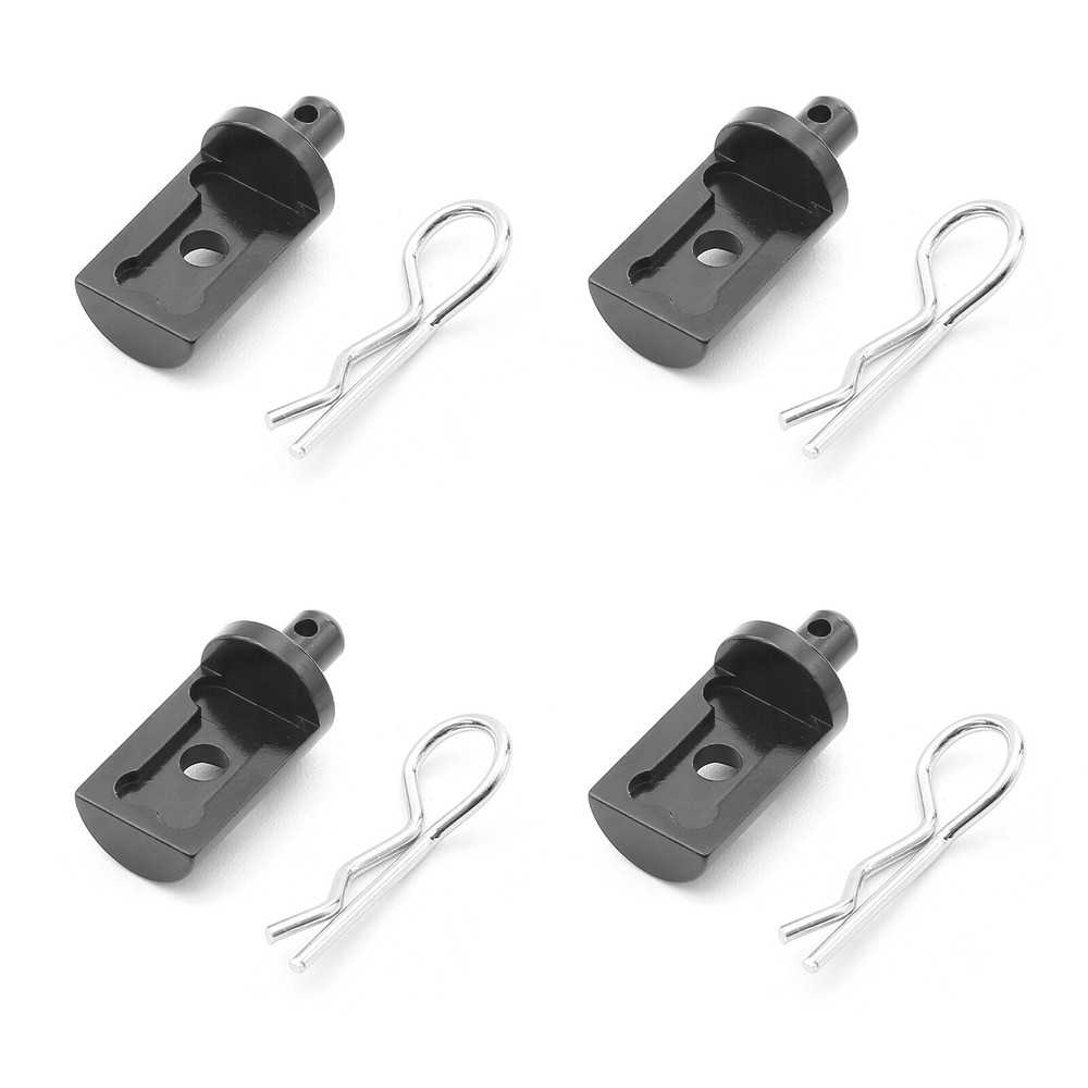 4Pcs Metal RC Car Body Brackets for Tamiya CW-01 Lunch Box 58347 1/12 Scale