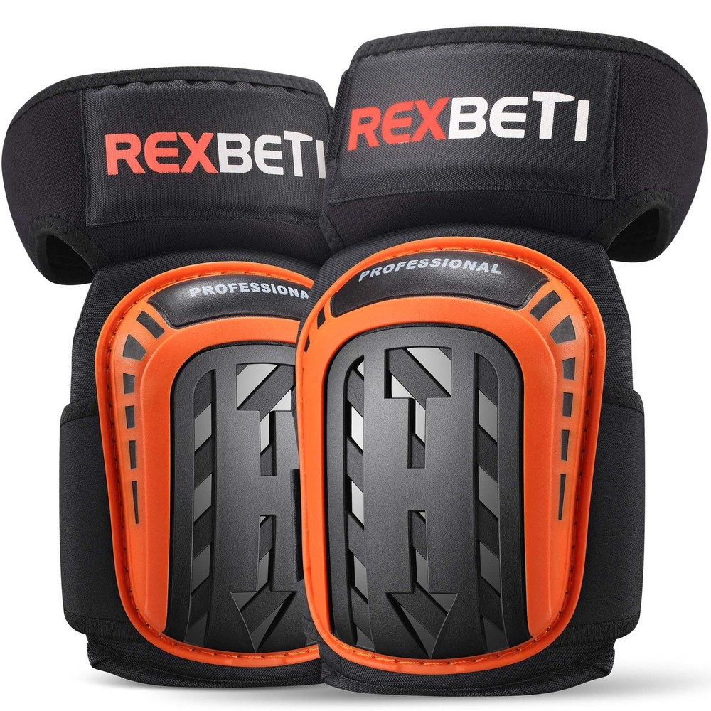 REXBETI Heavy Duty Work Knee Pads for Construction Men Comfortable Durable