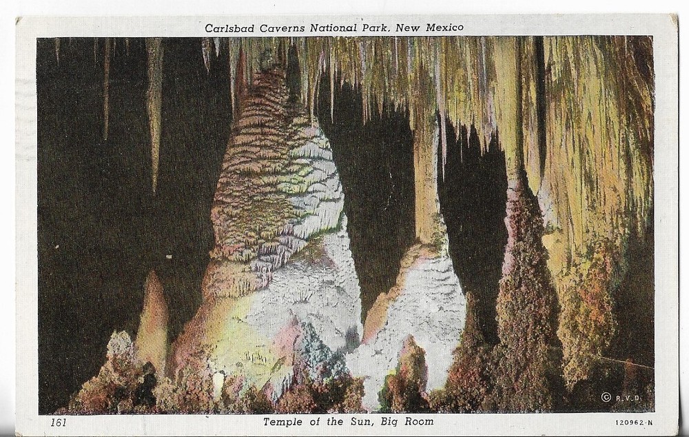VTG Postcard - Carlsbad Caverns National Park, New Mexico Temple of the Sun