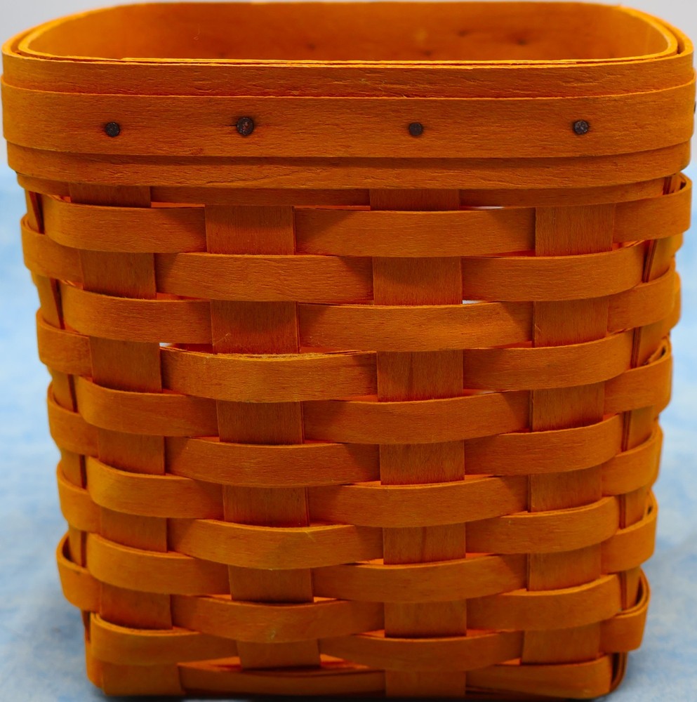 Longaberger 1998 Tissue Basket Square 6x6 Handwoven Dresden OH