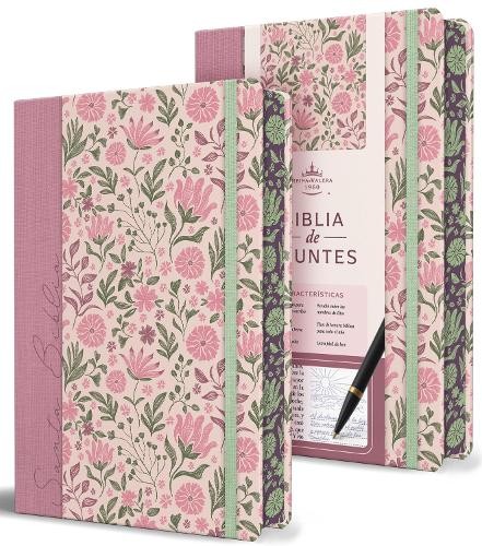 Reina Valera Re Biblia de Apuntes RVR 1960. Tapa dura, rosada con flo (Hardback)Another great item from Rarewaves USA | Free delivery!