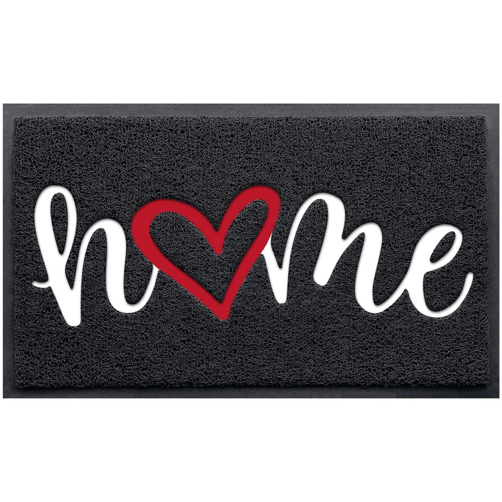 Heavy-Duty Non-Slip Welcome Mat for Indoor and Outdoor Use Low-Profile Door Mat