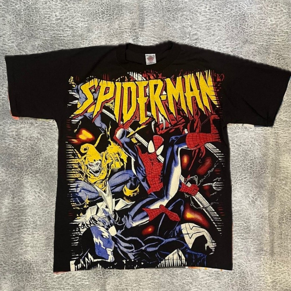 Spiderman all over print graphic tee