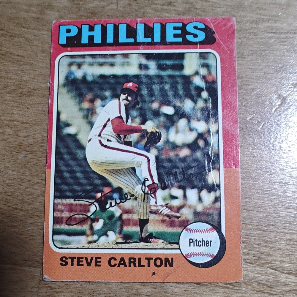 1975 Topps Steve Carlton Philadelphia Phillies #185