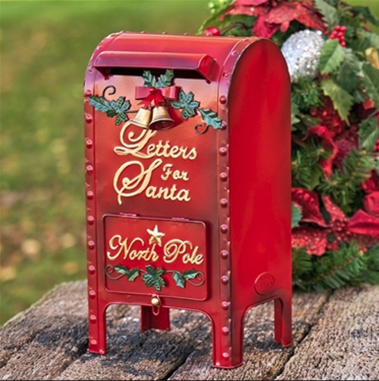 Large Santa Mailbox Garden Decor – Festive Christmas Yard Accent-image