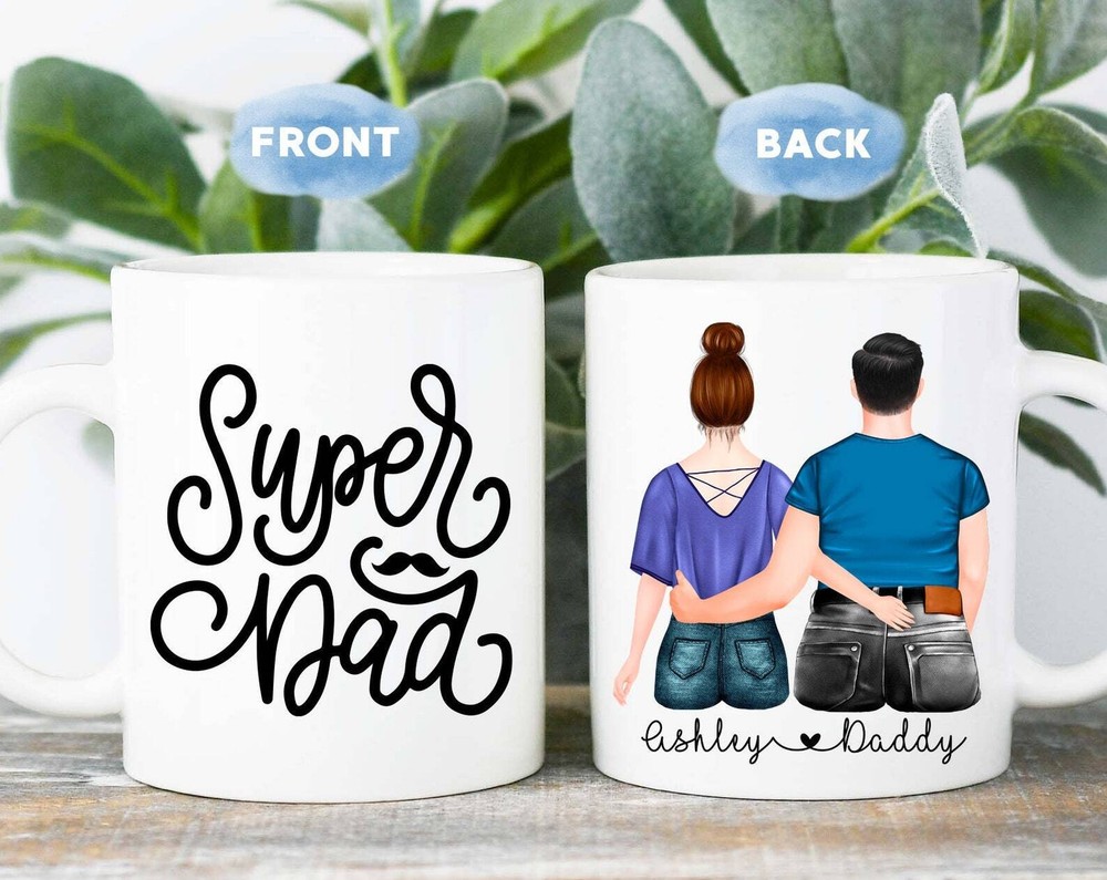 Best Daddy Ever Mug Super Dad Mug Gift From Daughter Fathers Day Mug Dad And