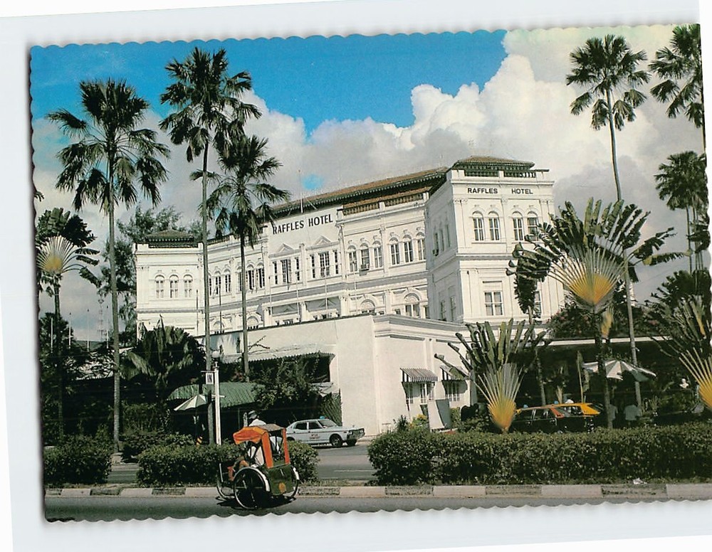 Postcard Raffles Hotel Singapore