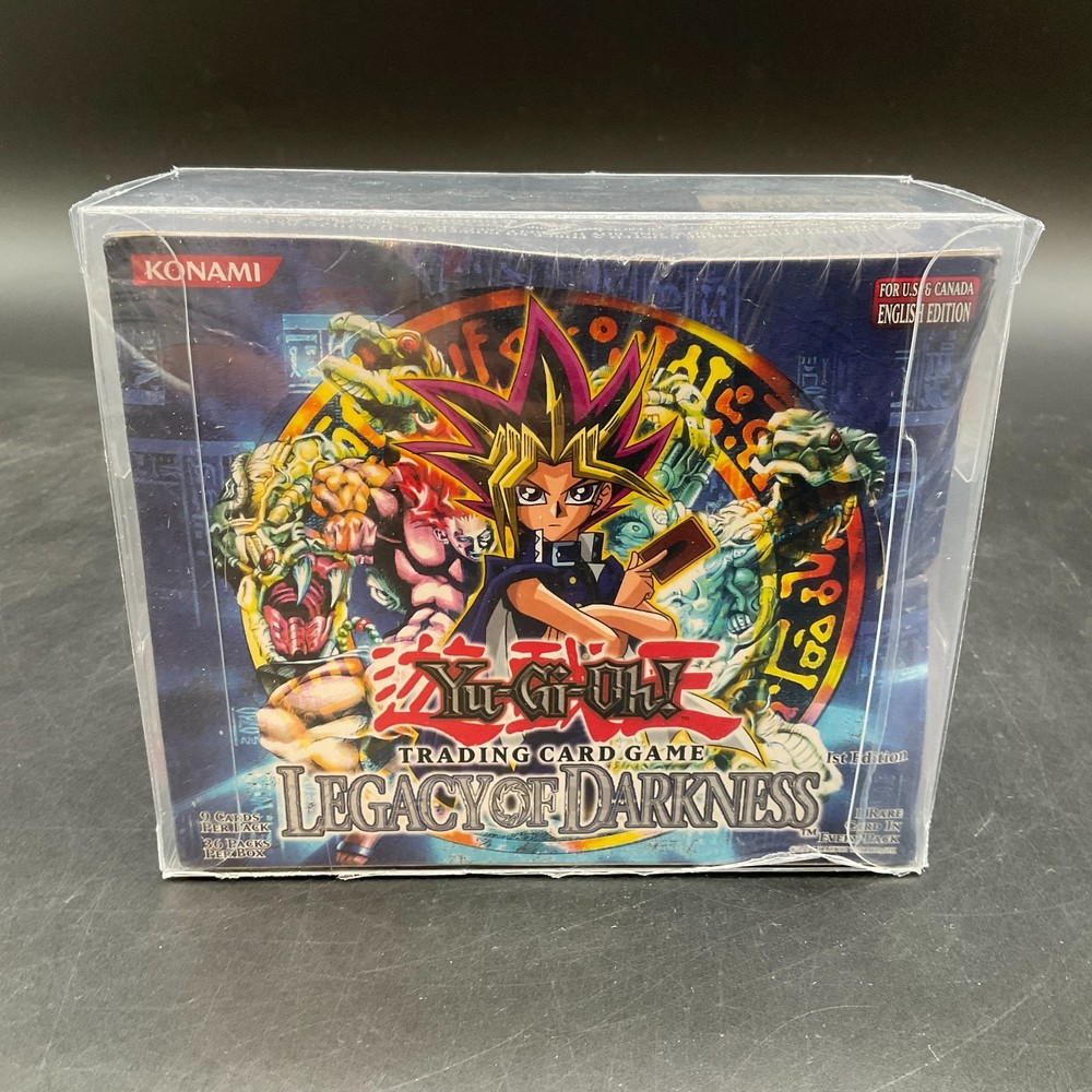 Yu-Gi-Oh! TCG 1st Edition Legacy Of Darkness Booster Box SEALED w ProtectorENGLISH EDITION
