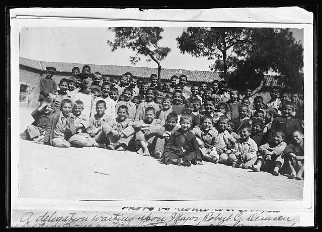 Photo:Albania 1919 Albanian A.R.C. Children Care Group Photo