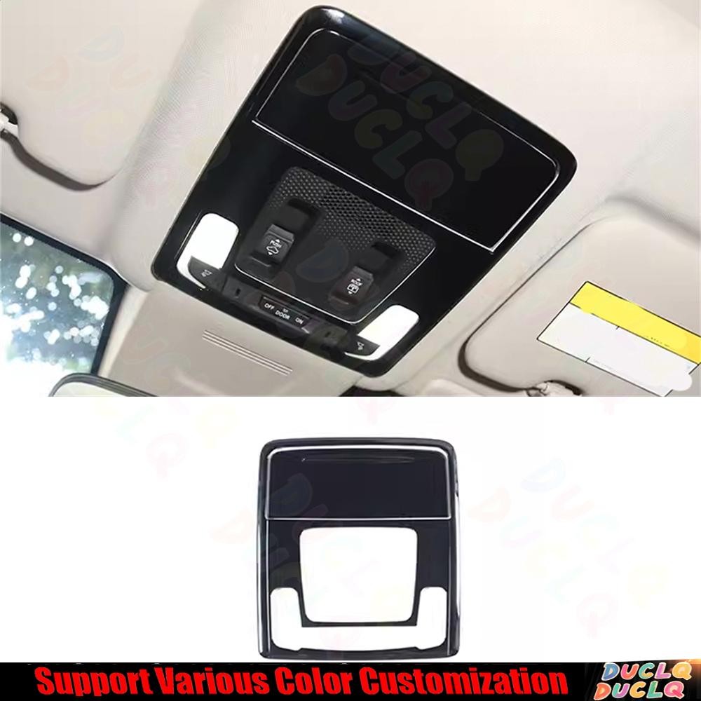 Front Reading Light Switch Frame Cover For Honda HR-V HRV 2023-2024 Bright Black