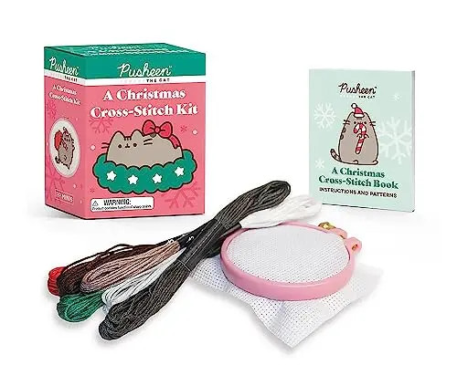 Pusheen: A Christmas Cross-Stitch Kit by Belton, Claire – Paperback