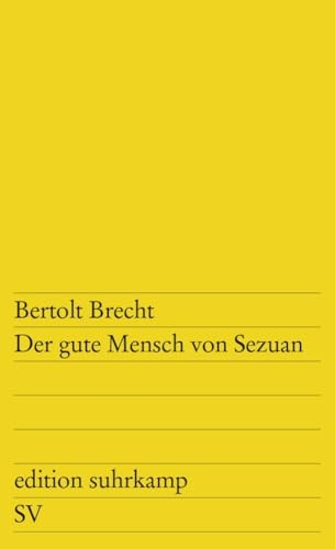 Der gute Mensch von Sezuan by Brecht Paperback Book The Fast Free ShippingFREE US DELIVERY | ISBN: 3518100734 | Quality Books