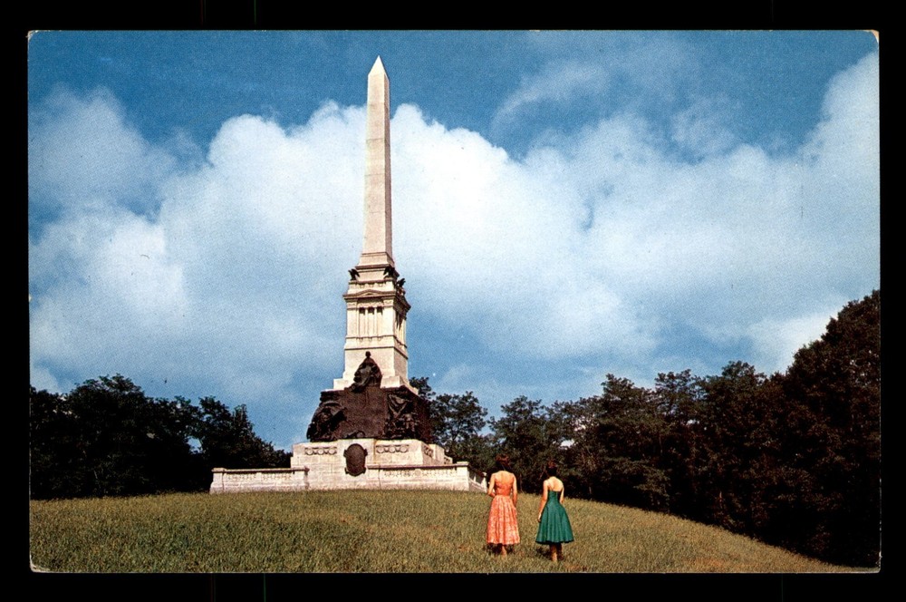 Vicksburg National Military Park Mississippi State Memorial Unp Postcard