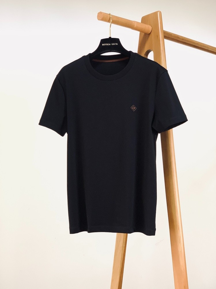 Loro Piana Men’s T-Shirt Short Sleeve Cotton Silk Blend Crew Neck Casual XXL