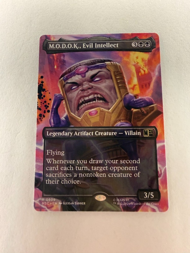 M.O.D.O.K., Evil Intellect (Borderless) Commander: Marvel Super Heroes Regular