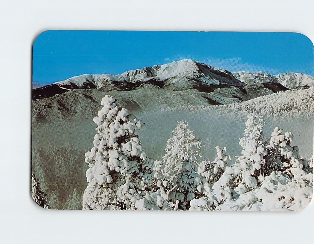 Postcard Pikes Peak Colorado USA