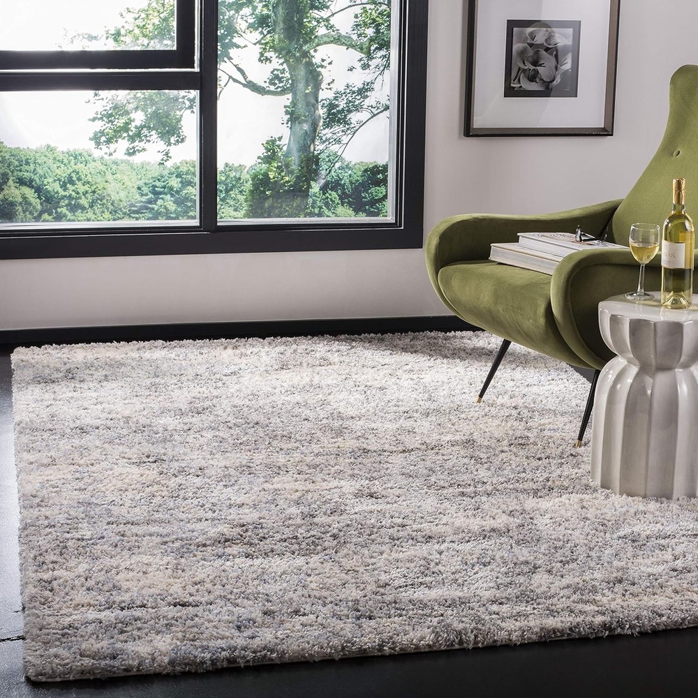 Berber Shag Collection Area Rug 5'3
