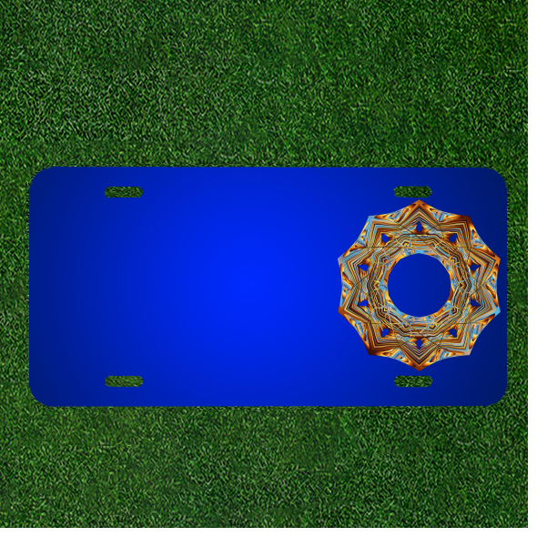 Custom Personalized License Plate With Add Names To Colorful Prismatic