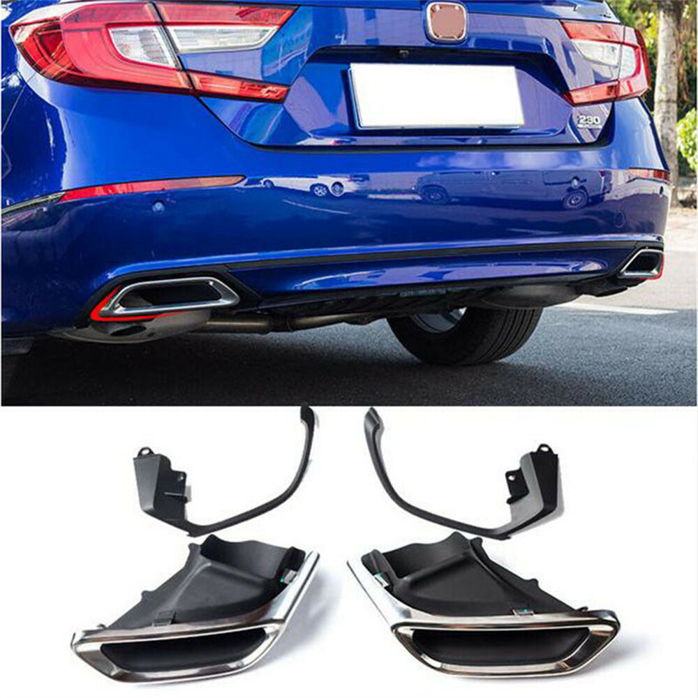 For Honda Accord 2018-20 Exhaust Muffler Tail Pipe Tip Tailpipe Modified upgrade