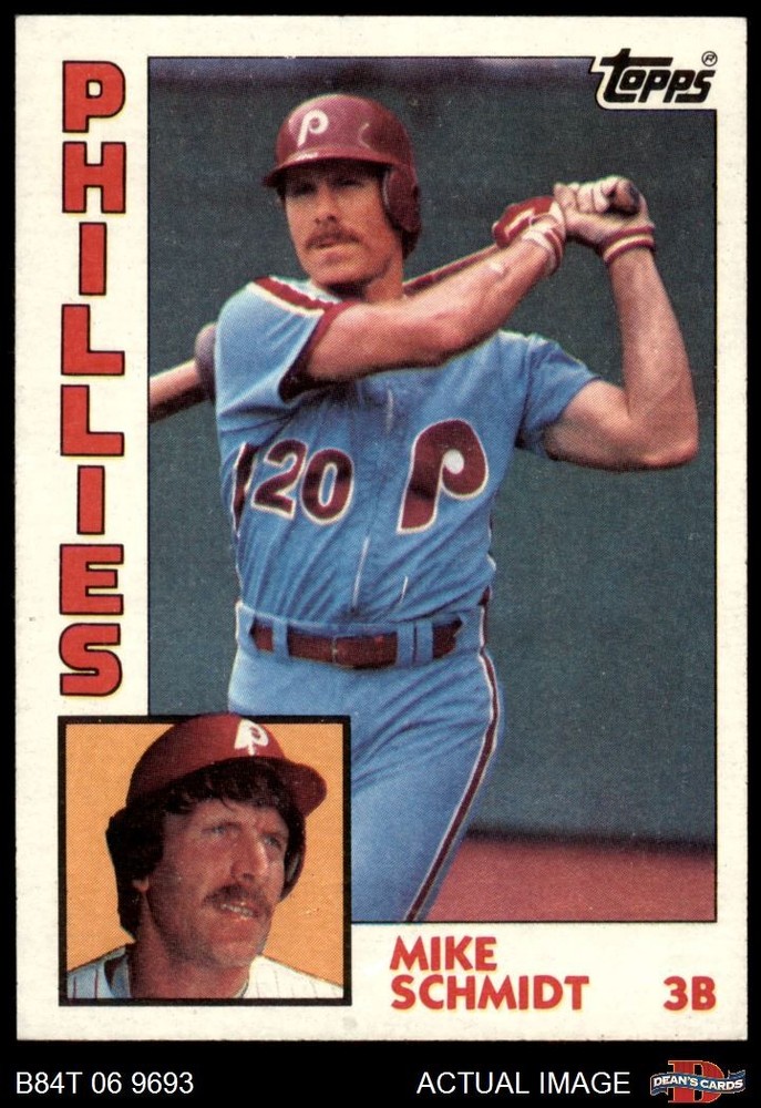 1984 Topps #700 Mike Schmidt Phillies HOF 8 - NM/MT