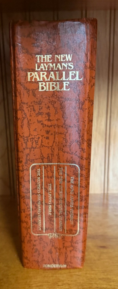 The New Laymans Parallel Bible Hardcover 1981 Vintage Zondervan