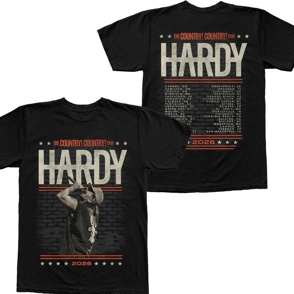 Hardy Country Country Tour 2026 Unisex T-Shirt, gifts for fans